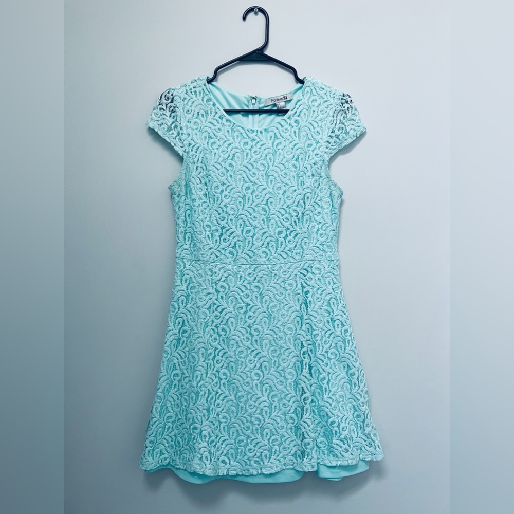 Forever 21 - Mint green lace dress